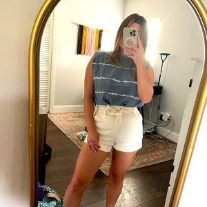 Express | Paperbag Jean shorts